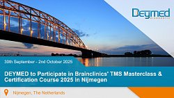 DEYMED to Participate in Brainclinics' TMS Masterclass & Certification Course 2025 in Nijmegen