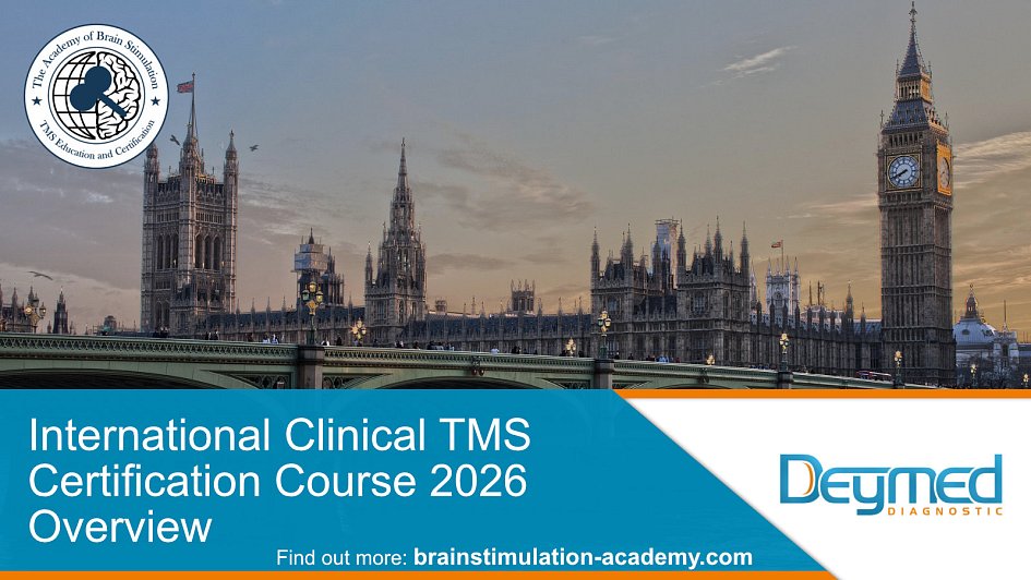 DEYMED Diagnostic Supports the International Clinical TMS Certification Course in 2026
