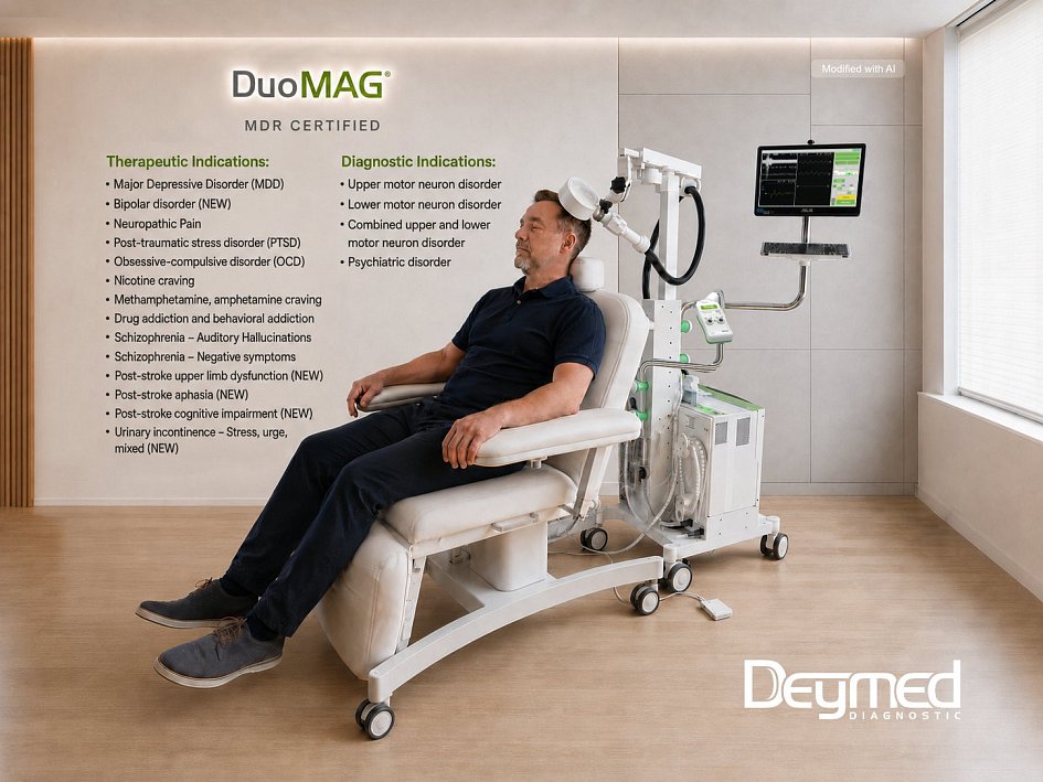 DEYMED Expands EU MDR Certification for DuoMAG TMS Range with New Clinical Indications