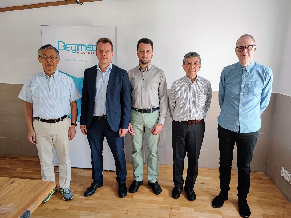 Valuable guests from Brainbox Ltd and Miyuki Giken Co Ltd. 